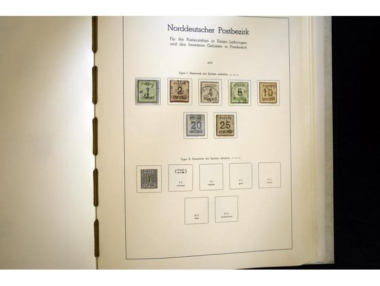 Baden bis Württemberg, hauptsächlich gestempelte Sammlung, dabei u.a. Bergedorf Mi.-Nr. 4 gestempelt, sign. Mozek BPP sowie S