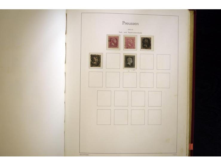 Baden bis Württemberg, ungebrauchte und gestempelte Sammlung, dabei bessere Werte wie Hamburg Mi.-Nr. 7 gestempelt mit Fotoat