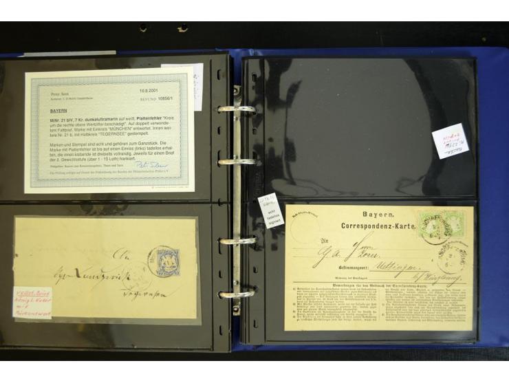 1849/68 (ca.), Sammlung von 63 frankierten Briefen, dabei 4I auf handschriftlichem Bischofsbrief und Nr. 15 auf Express-Brief