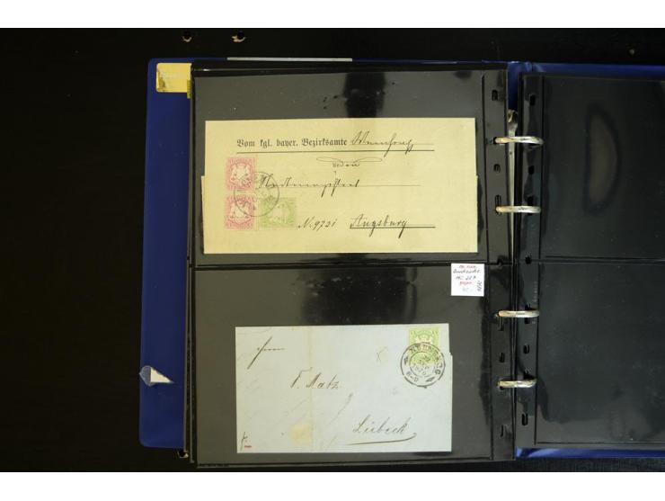 1849/68 (ca.), Sammlung von 63 frankierten Briefen, dabei 4I auf handschriftlichem Bischofsbrief und Nr. 15 auf Express-Brief