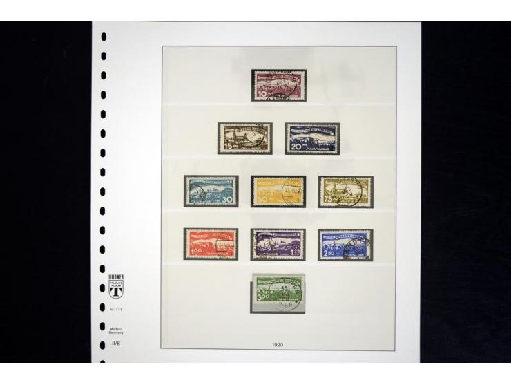 1851/1923, gestempelte Sammlung mit u.a. Mi.-Nr. 5I, 10a, 15, 20, 34, 42a, 188 etc., vieles sign. mit einigen Befunden, die E