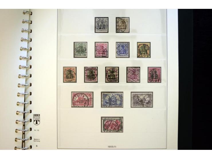 1872/1923, gestempelte reichhaltige Sammlung mit u.a. Mi.-Nr. 24, 27c, 28 (rep.), 29Ib, 49aa, 50aa, 66K-IV, 78Aa, 81Aa, 137II