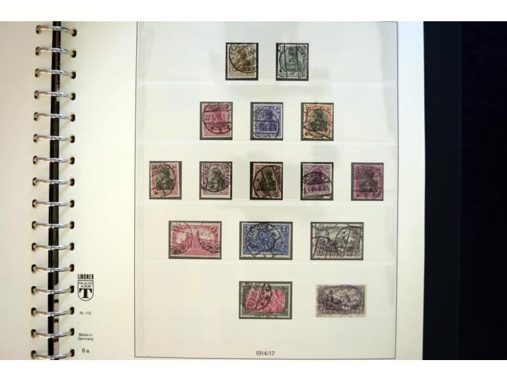 1872/1923, gestempelte reichhaltige Sammlung mit u.a. Mi.-Nr. 24, 27c, 28 (rep.), 29Ib, 49aa, 50aa, 66K-IV, 78Aa, 81Aa, 137II