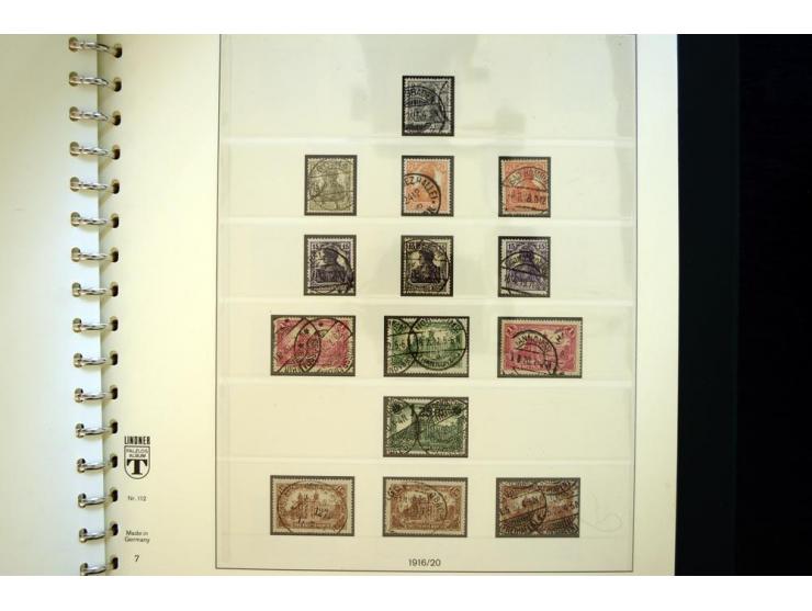 1872/1923, gestempelte reichhaltige Sammlung mit u.a. Mi.-Nr. 24, 27c, 28 (rep.), 29Ib, 49aa, 50aa, 66K-IV, 78Aa, 81Aa, 137II