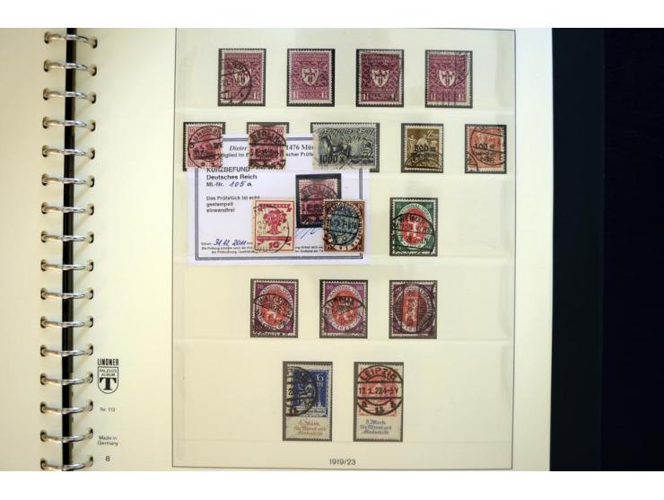 1872/1923, gestempelte reichhaltige Sammlung mit u.a. Mi.-Nr. 24, 27c, 28 (rep.), 29Ib, 49aa, 50aa, 66K-IV, 78Aa, 81Aa, 137II