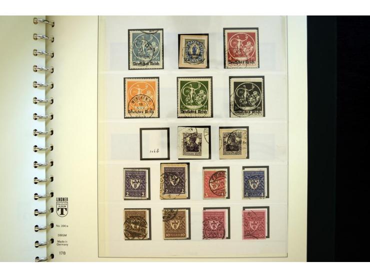 1872/1923, gestempelte reichhaltige Sammlung mit u.a. Mi.-Nr. 24, 27c, 28 (rep.), 29Ib, 49aa, 50aa, 66K-IV, 78Aa, 81Aa, 137II