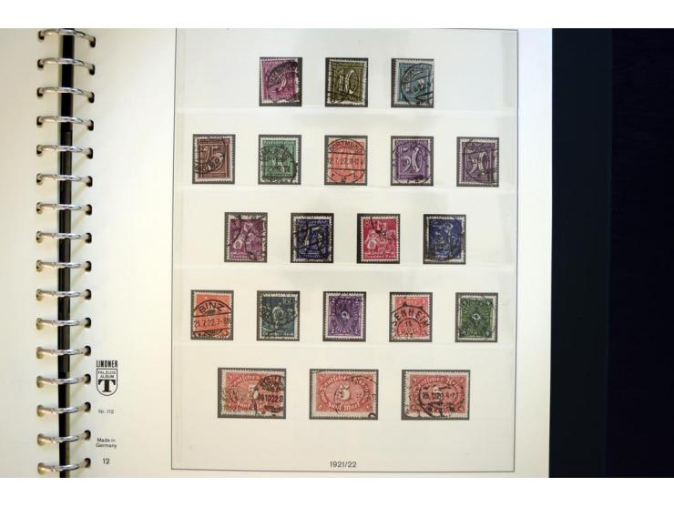 1872/1923, gestempelte reichhaltige Sammlung mit u.a. Mi.-Nr. 24, 27c, 28 (rep.), 29Ib, 49aa, 50aa, 66K-IV, 78Aa, 81Aa, 137II