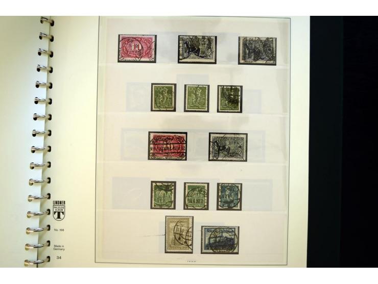 1872/1923, gestempelte reichhaltige Sammlung mit u.a. Mi.-Nr. 24, 27c, 28 (rep.), 29Ib, 49aa, 50aa, 66K-IV, 78Aa, 81Aa, 137II