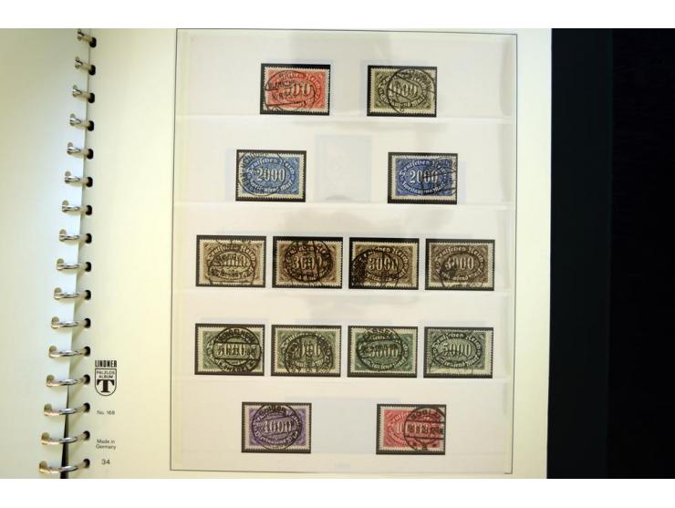 1872/1923, gestempelte reichhaltige Sammlung mit u.a. Mi.-Nr. 24, 27c, 28 (rep.), 29Ib, 49aa, 50aa, 66K-IV, 78Aa, 81Aa, 137II