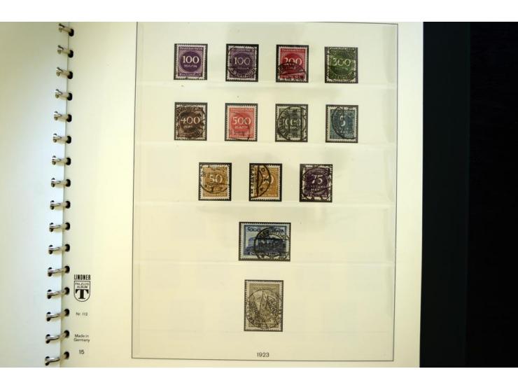 1872/1923, gestempelte reichhaltige Sammlung mit u.a. Mi.-Nr. 24, 27c, 28 (rep.), 29Ib, 49aa, 50aa, 66K-IV, 78Aa, 81Aa, 137II