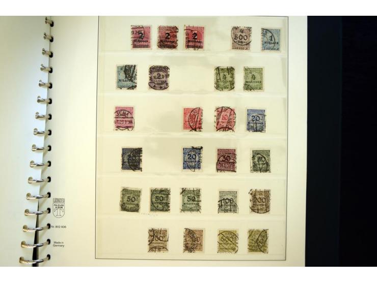1872/1923, gestempelte reichhaltige Sammlung mit u.a. Mi.-Nr. 24, 27c, 28 (rep.), 29Ib, 49aa, 50aa, 66K-IV, 78Aa, 81Aa, 137II