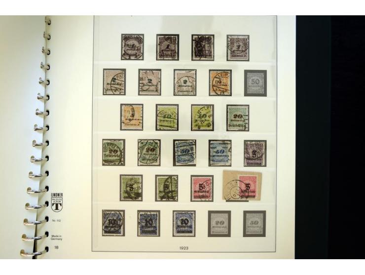 1872/1923, gestempelte reichhaltige Sammlung mit u.a. Mi.-Nr. 24, 27c, 28 (rep.), 29Ib, 49aa, 50aa, 66K-IV, 78Aa, 81Aa, 137II