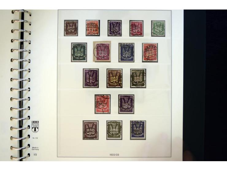1872/1923, gestempelte reichhaltige Sammlung mit u.a. Mi.-Nr. 24, 27c, 28 (rep.), 29Ib, 49aa, 50aa, 66K-IV, 78Aa, 81Aa, 137II