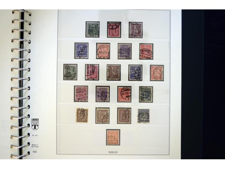 1872/1923, gestempelte reichhaltige Sammlung mit u.a. Mi.-Nr. 24, 27c, 28 (rep.), 29Ib, 49aa, 50aa, 66K-IV, 78Aa, 81Aa, 137II