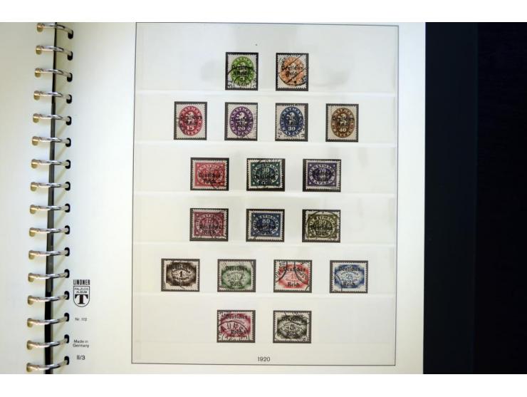 1872/1923, gestempelte reichhaltige Sammlung mit u.a. Mi.-Nr. 24, 27c, 28 (rep.), 29Ib, 49aa, 50aa, 66K-IV, 78Aa, 81Aa, 137II