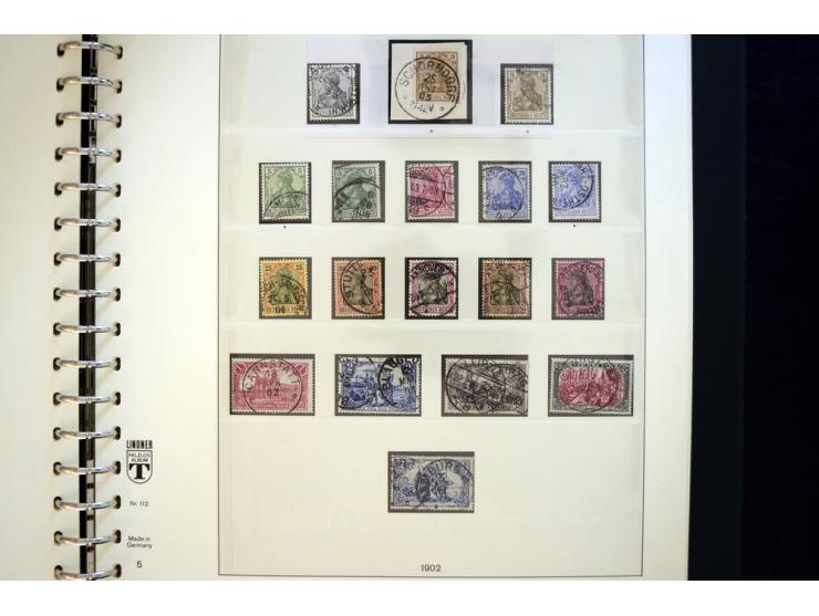 1872/1923, gestempelte reichhaltige Sammlung mit u.a. Mi.-Nr. 24, 27c, 28 (rep.), 29Ib, 49aa, 50aa, 66K-IV, 78Aa, 81Aa, 137II