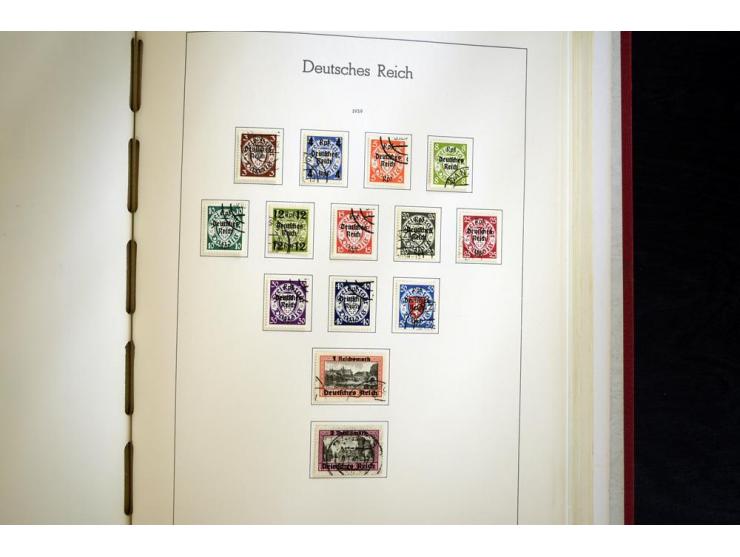 1872/1945, gestempelte Sammlung ab gutem Brustschildteil, später mit vielen besseren Werten, ab 1933 in den Hauptnummern komp