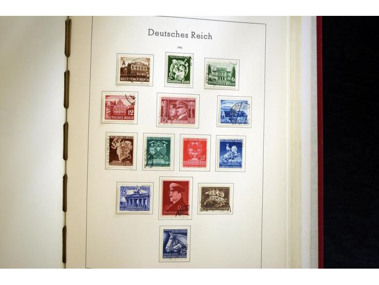 1872/1945, gestempelte Sammlung ab gutem Brustschildteil, später mit vielen besseren Werten, ab 1933 in den Hauptnummern komp