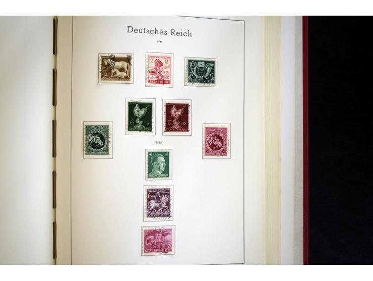 1872/1945, gestempelte Sammlung ab gutem Brustschildteil, später mit vielen besseren Werten, ab 1933 in den Hauptnummern komp