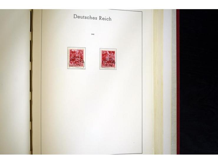 1872/1945, gestempelte Sammlung ab gutem Brustschildteil, später mit vielen besseren Werten, ab 1933 in den Hauptnummern komp