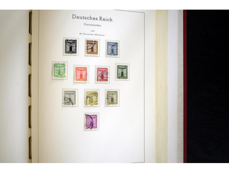 1872/1945, gestempelte Sammlung ab gutem Brustschildteil, später mit vielen besseren Werten, ab 1933 in den Hauptnummern komp