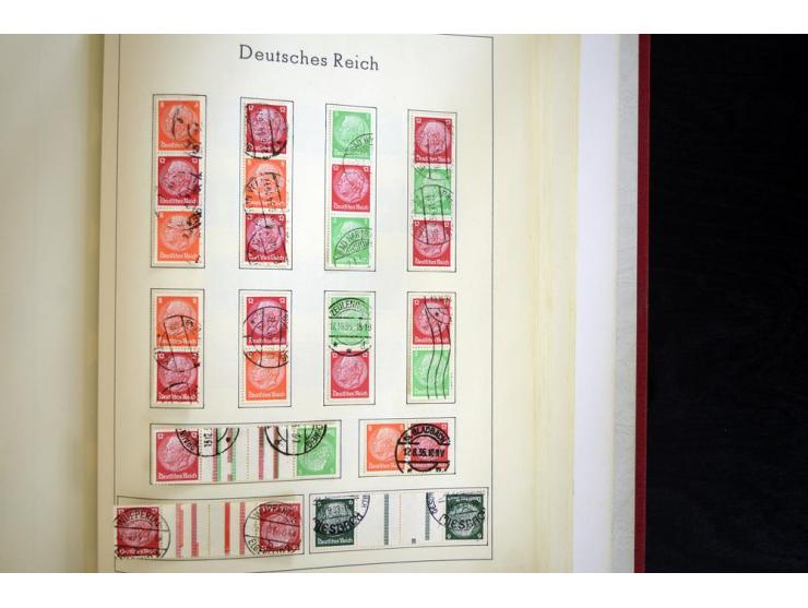 1872/1945, gestempelte Sammlung ab gutem Brustschildteil, später mit vielen besseren Werten, ab 1933 in den Hauptnummern komp