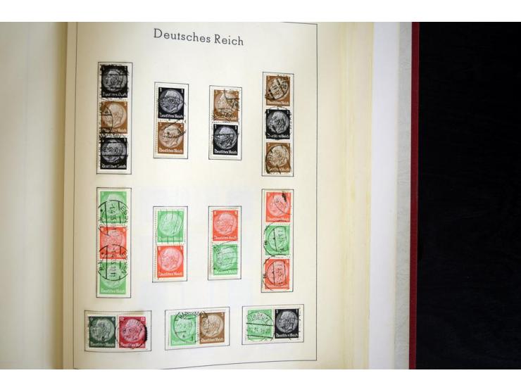1872/1945, gestempelte Sammlung ab gutem Brustschildteil, später mit vielen besseren Werten, ab 1933 in den Hauptnummern komp