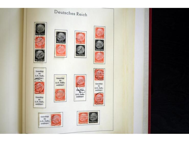 1872/1945, gestempelte Sammlung ab gutem Brustschildteil, später mit vielen besseren Werten, ab 1933 in den Hauptnummern komp