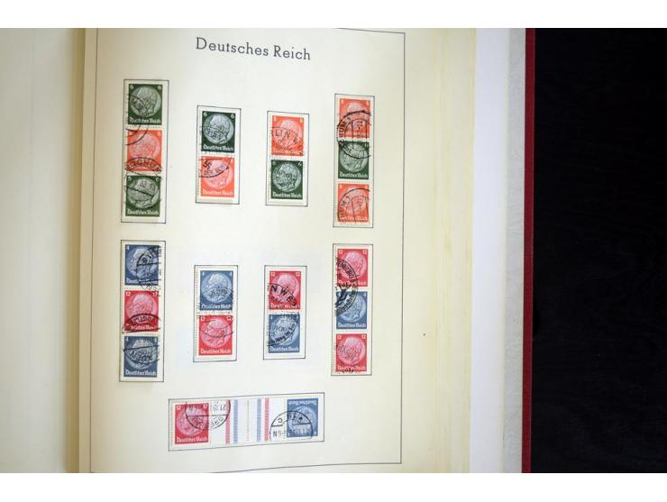 1872/1945, gestempelte Sammlung ab gutem Brustschildteil, später mit vielen besseren Werten, ab 1933 in den Hauptnummern komp