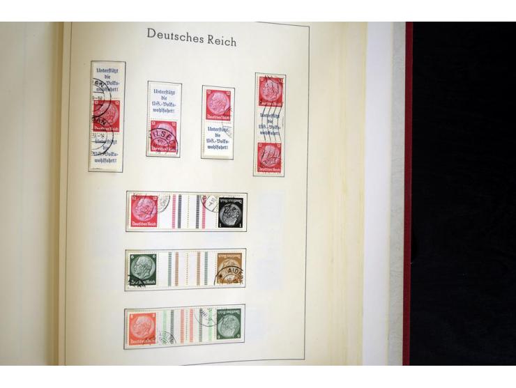 1872/1945, gestempelte Sammlung ab gutem Brustschildteil, später mit vielen besseren Werten, ab 1933 in den Hauptnummern komp
