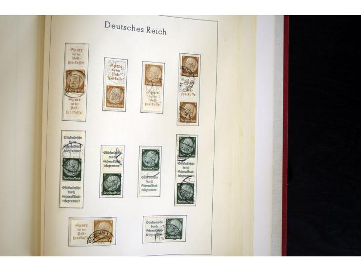 1872/1945, gestempelte Sammlung ab gutem Brustschildteil, später mit vielen besseren Werten, ab 1933 in den Hauptnummern komp