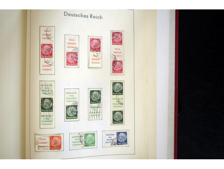 1872/1945, gestempelte Sammlung ab gutem Brustschildteil, später mit vielen besseren Werten, ab 1933 in den Hauptnummern komp
