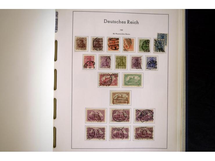 1872/1945, gestempelte Sammlung ab gutem Brustschildteil, später mit vielen besseren Werten, ab 1933 in den Hauptnummern komp