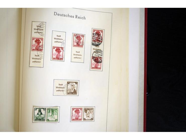 1872/1945, gestempelte Sammlung ab gutem Brustschildteil, später mit vielen besseren Werten, ab 1933 in den Hauptnummern komp