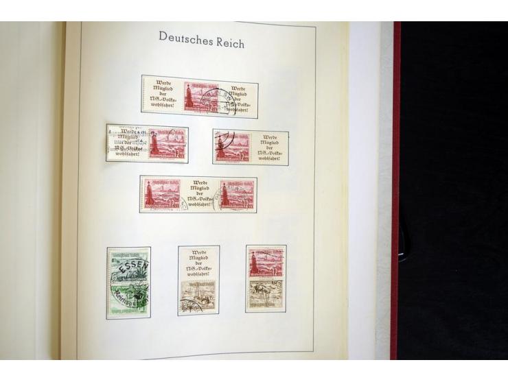 1872/1945, gestempelte Sammlung ab gutem Brustschildteil, später mit vielen besseren Werten, ab 1933 in den Hauptnummern komp