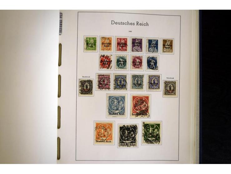 1872/1945, gestempelte Sammlung ab gutem Brustschildteil, später mit vielen besseren Werten, ab 1933 in den Hauptnummern komp