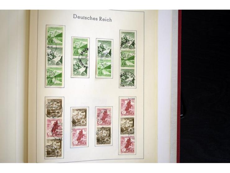1872/1945, gestempelte Sammlung ab gutem Brustschildteil, später mit vielen besseren Werten, ab 1933 in den Hauptnummern komp