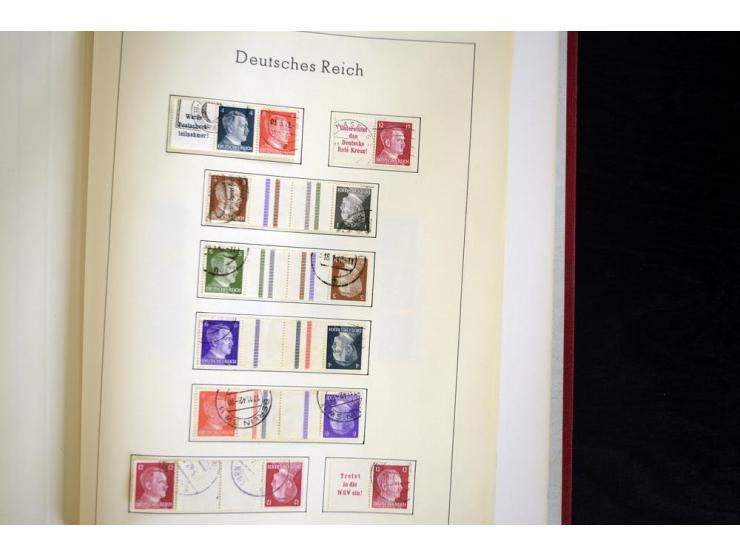 1872/1945, gestempelte Sammlung ab gutem Brustschildteil, später mit vielen besseren Werten, ab 1933 in den Hauptnummern komp