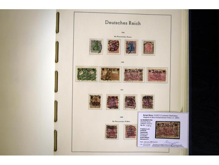 1872/1945, gestempelte Sammlung ab gutem Brustschildteil, später mit vielen besseren Werten, ab 1933 in den Hauptnummern komp