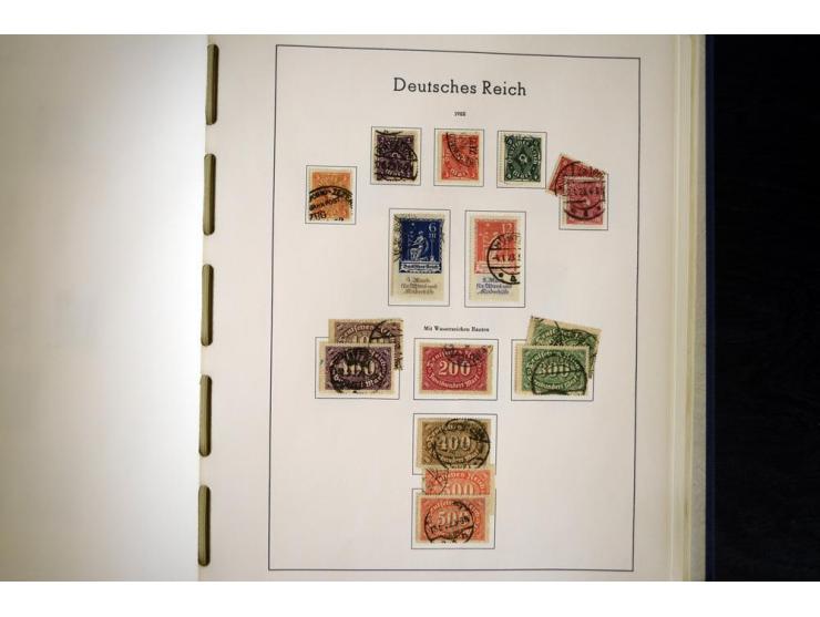 1872/1945, gestempelte Sammlung ab gutem Brustschildteil, später mit vielen besseren Werten, ab 1933 in den Hauptnummern komp