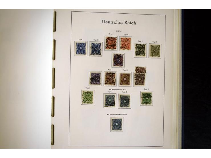 1872/1945, gestempelte Sammlung ab gutem Brustschildteil, später mit vielen besseren Werten, ab 1933 in den Hauptnummern komp