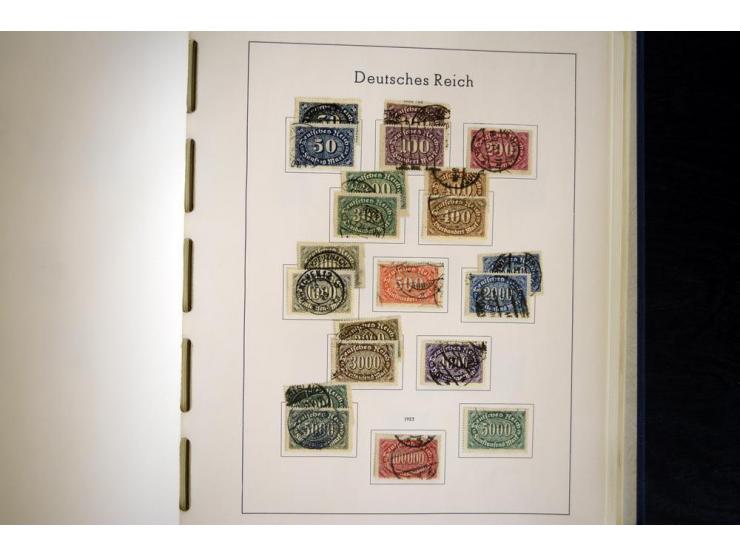 1872/1945, gestempelte Sammlung ab gutem Brustschildteil, später mit vielen besseren Werten, ab 1933 in den Hauptnummern komp