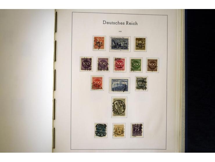 1872/1945, gestempelte Sammlung ab gutem Brustschildteil, später mit vielen besseren Werten, ab 1933 in den Hauptnummern komp
