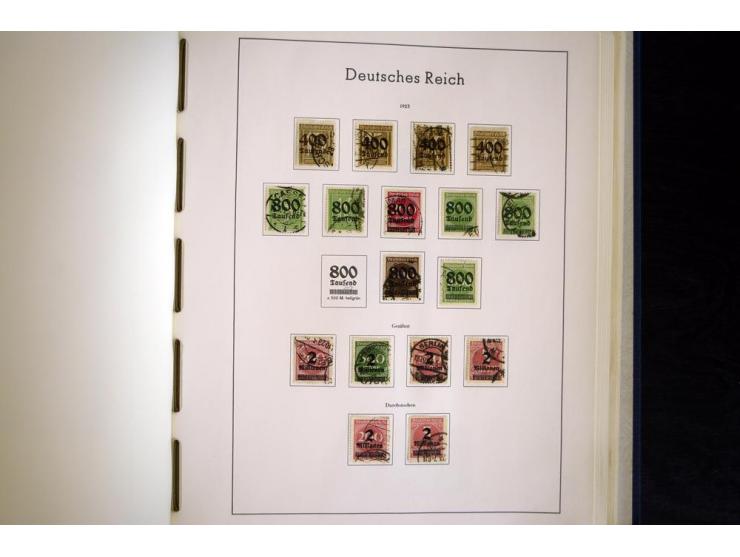 1872/1945, gestempelte Sammlung ab gutem Brustschildteil, später mit vielen besseren Werten, ab 1933 in den Hauptnummern komp