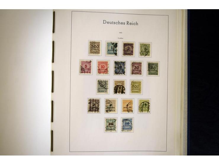 1872/1945, gestempelte Sammlung ab gutem Brustschildteil, später mit vielen besseren Werten, ab 1933 in den Hauptnummern komp