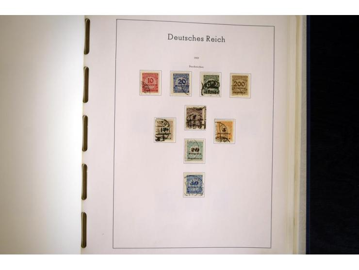 1872/1945, gestempelte Sammlung ab gutem Brustschildteil, später mit vielen besseren Werten, ab 1933 in den Hauptnummern komp