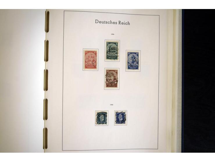 1872/1945, gestempelte Sammlung ab gutem Brustschildteil, später mit vielen besseren Werten, ab 1933 in den Hauptnummern komp