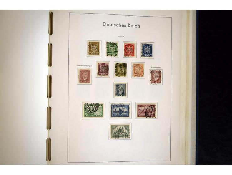 1872/1945, gestempelte Sammlung ab gutem Brustschildteil, später mit vielen besseren Werten, ab 1933 in den Hauptnummern komp