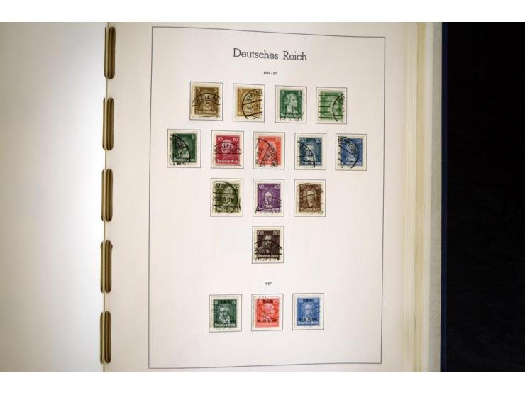 1872/1945, gestempelte Sammlung ab gutem Brustschildteil, später mit vielen besseren Werten, ab 1933 in den Hauptnummern komp