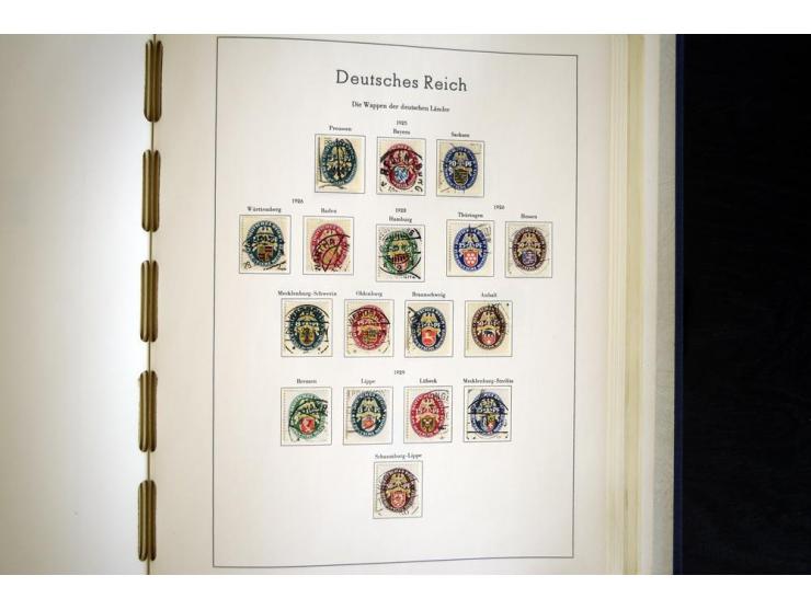 1872/1945, gestempelte Sammlung ab gutem Brustschildteil, später mit vielen besseren Werten, ab 1933 in den Hauptnummern komp